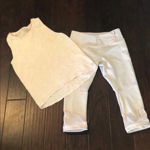 Soft pink Calia workout set size Medium